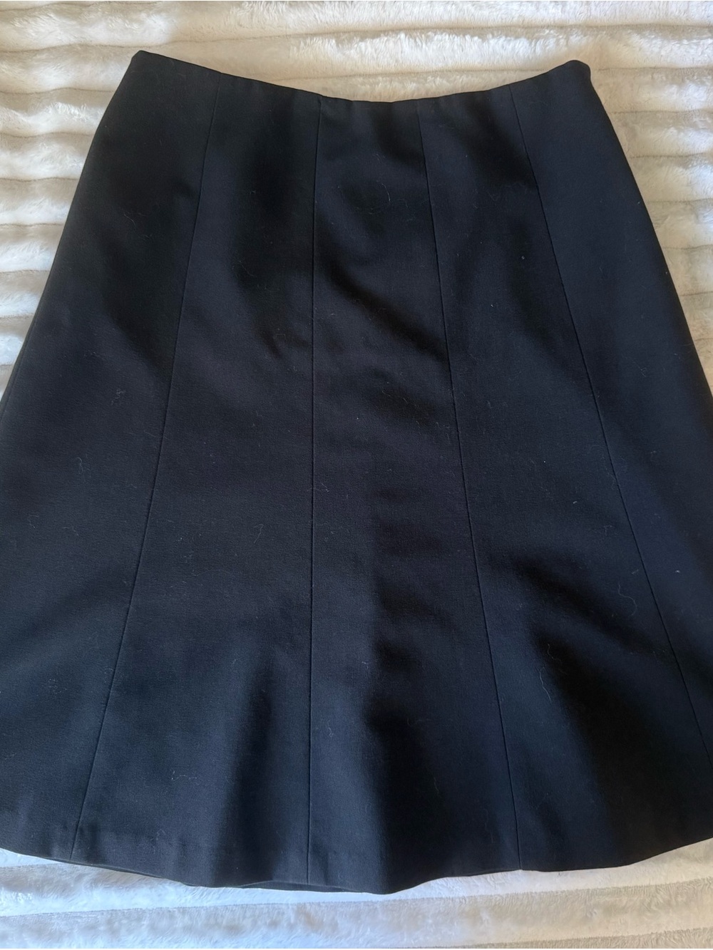 Liz Claiborne Black A-Line Panel Skirt